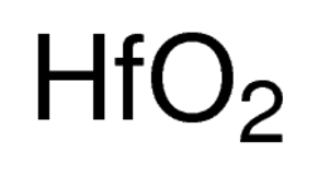 Hafnium (IV) Oxide, lump Chemical Structure